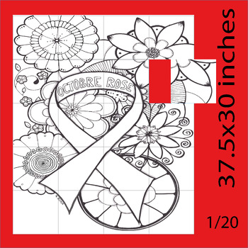 Preview of Red Ribbon Week Collaborative Poster Art coloring pages