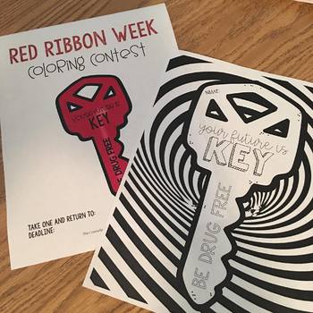 Preview of Red Ribbon Week Coloring Contest