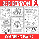 Red Ribbon Week Coloring Pages | Red Ribbon Quote Coloring