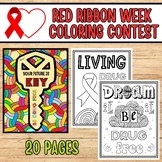 Red Ribbon Week Coloring Pages | Red Ribbon Week Coloring Contest
