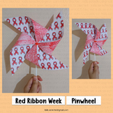 Red Ribbon Week Craft 2023 Activities Pinwheel Coloring Pa