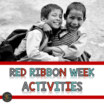 Preview of Red Ribbon Week Drug Free Activities