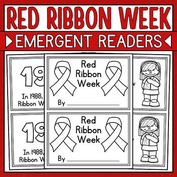 Preview of Red Ribbon Week Mini Book for Emergent Readers • Red Ribbon Week Emergent Reader