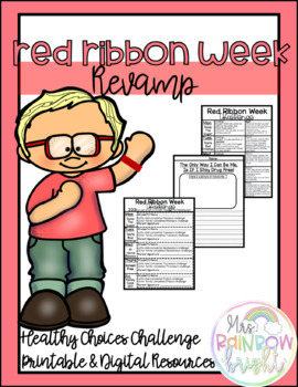 Preview of Red Ribbon Week Revamp- Healthy Choices Challenge + Digital