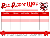 Red Ribbon Week Template