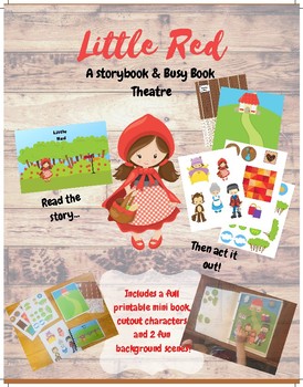 Red Riding Hood Story & Theater and Busy Folder Dramatic Play | TPT