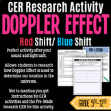 Red Shift Blue Shift and the Doppler Effect CER Activity f