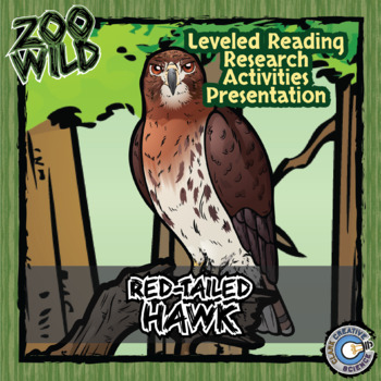 Preview of Red-Tailed Hawk Activities - Leveled Reading, Printables, Slides & Digital INB