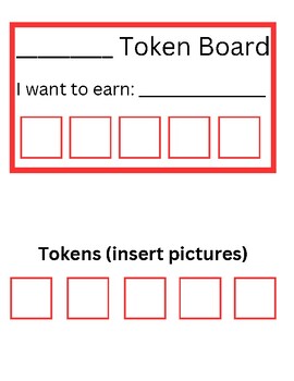 Preview of Red Token Board