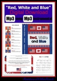 "Red, White and Blue" Patriotic Song for Digital Download