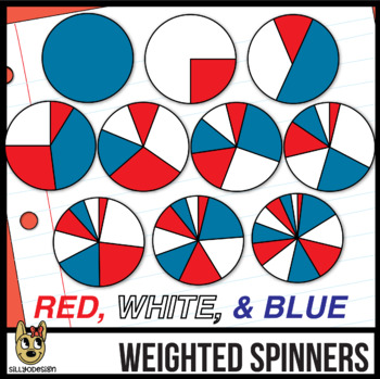 Preview of Red, White, and Blue Spinners