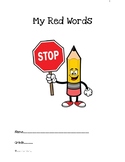 Orton-Gillingham Red Words New Learning Sheets