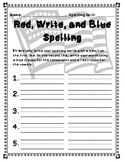 Red, Write, and Blue Spelling