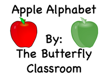 Preview of Red and Green Apple Alphabet
