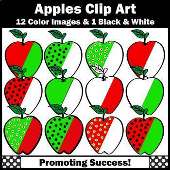 black and white cute apple clip art