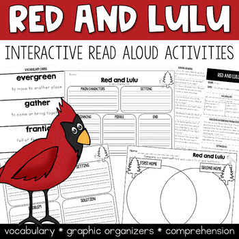 Preview of Red and Lulu Activities Interactive Read Aloud