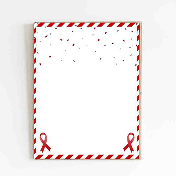 blank red page
