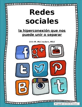 Preview of Redes Sociales (Social Media) - Interactive Cultural Reader