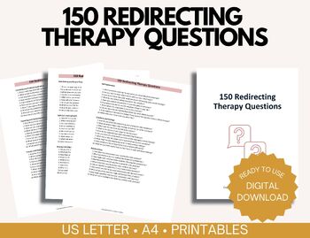 Preview of Empower Your Classroom with Redirecting Therapy Questions