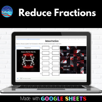 Preview of Reduce Fractions | Google™ Sheets