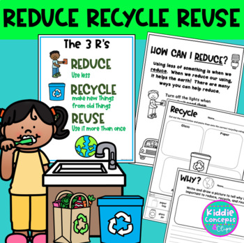 Preview of Reduce, Recycle, Reuse Worksheets