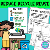Reduce, Recycle, Reuse Worksheets