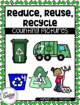 Preview of Reduce, Reuse, Recycle Counting Pictures