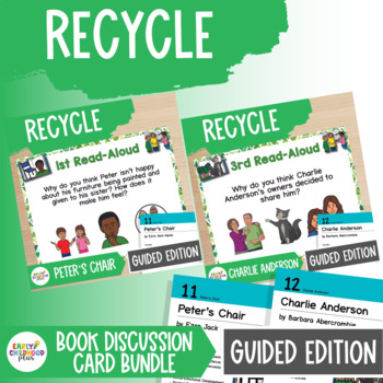 Preview of Reduce Reuse Recycle Guided Edition Study Book Bundle for Creative Curriculum