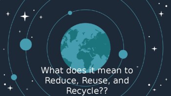 Preview of Reduce, Reuse, Recycle Review