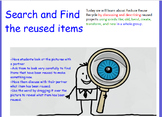 Reduce Reuse Recycle Search and Find Smart Board Activity
