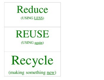 Preview of Reduce-Reuse-Recycle Sentence Sort