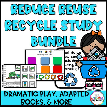 Preview of Reduce Reuse Recycle Study Bundle Curriculum Creative