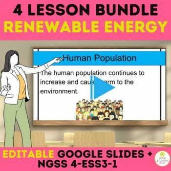Preview of Reduce, Reuse, Recycle, Upcycle Presentation Google Slides 4-ESS1-1 Earth Day