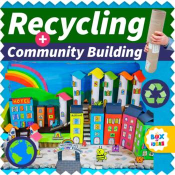 Preview of Reduce Reuse Recycled: Earth Day Activities Craft - Classroom Community Building