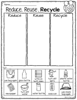 Reduce, Reuse and Recycle by Learning Palace | Teachers Pay Teachers