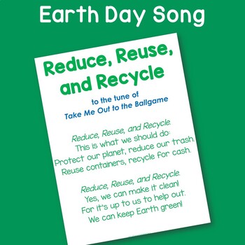 Reduce, Reuse, Recycle Song 