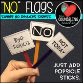 Say No Self Care Flags for Faculty Meeting Fun