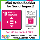 Reduced Inequalities (SDG 10) Take Action Mini Foldable Booklet