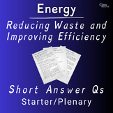Reducing Waste and Improving Efficiency: SAQs | High School