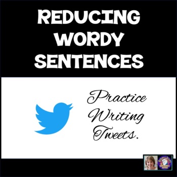 Preview of Reducing Wordy Sentences Grammar Worksheets | Digital | Printable