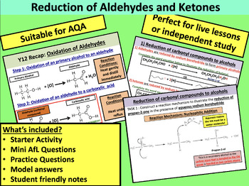 Preview of Reduction of Aldehydes and Ketones