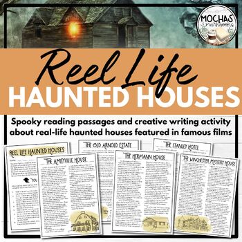 Preview of Reel Life Haunted Houses - Spooky Halloween Creative Writing