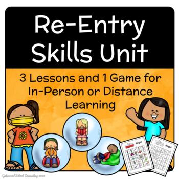 Preview of Reentry Bundle! 3 Lessons & 1 Game for Distance Learning or In Person