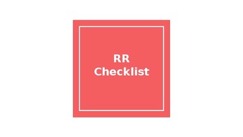 Preview of Reevaluation Report Checklist