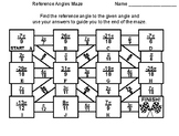 Reference Angles Activity: Math Maze