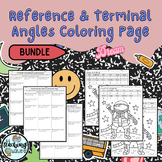 Reference & Co-terminal Angles Coloring Page Bundle (All units)
