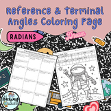 Reference & Co-terminal Angles (Radian only) Coloring Page