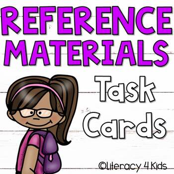 Preview of Reference Materials Task Cards Set #2