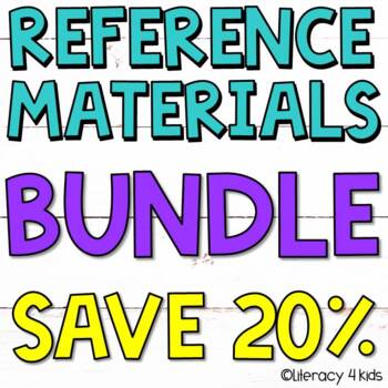 Preview of Reference Materials BUNDLE ⭐️SAVE 20%⭐️