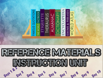 Preview of Reference Materials 10-day Slide Set